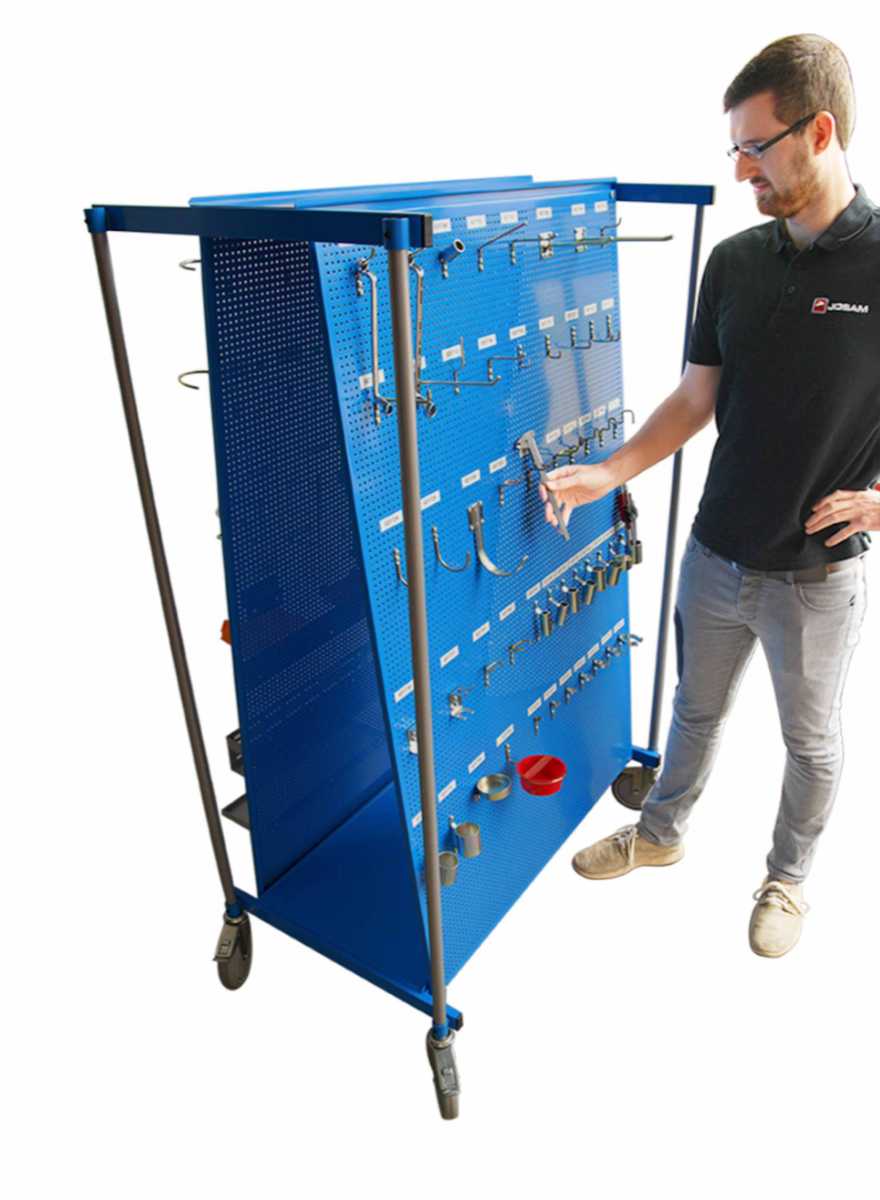 Indeco-Trapezwagen mit Werkzeug